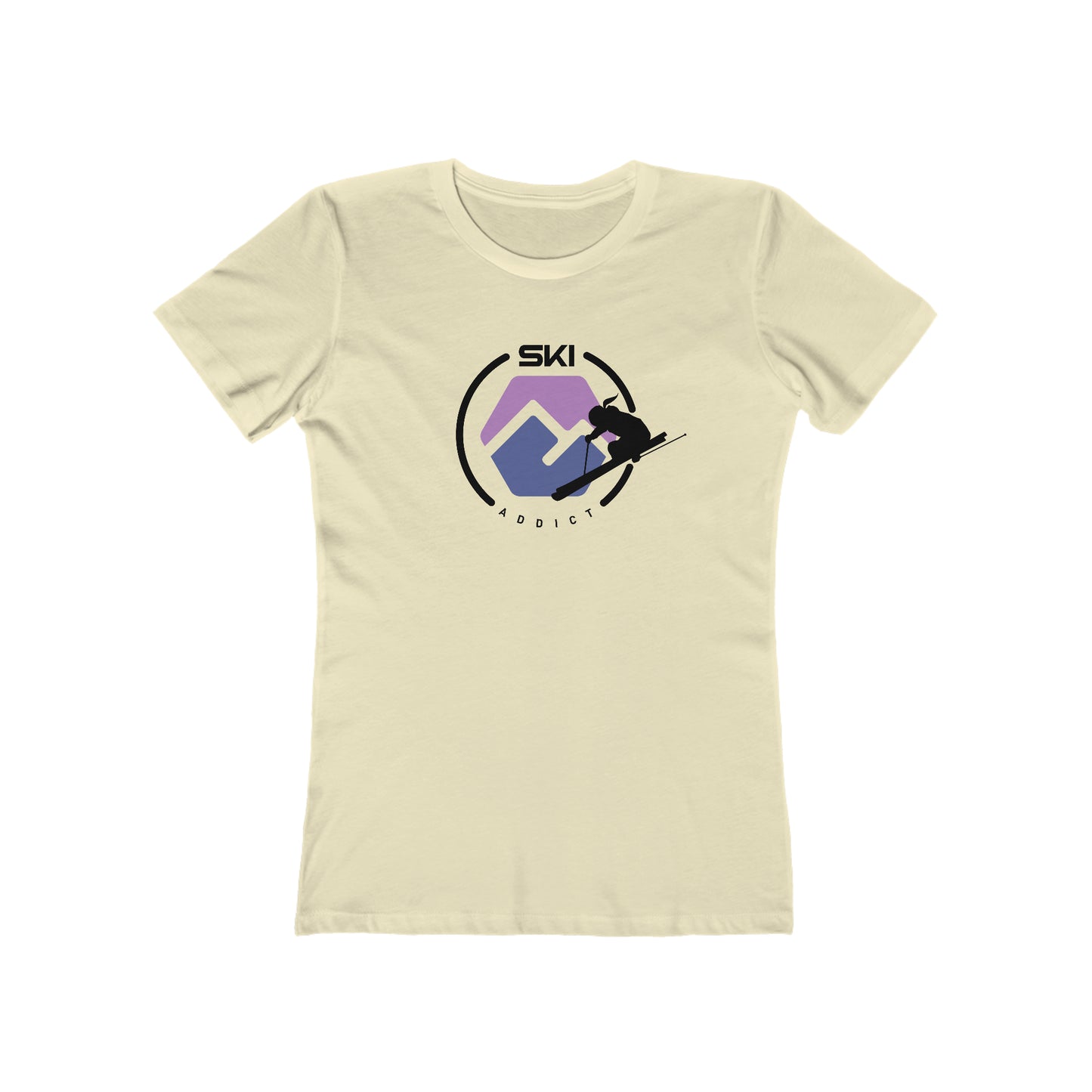 Ski Addict Boyfriend Tee for Women