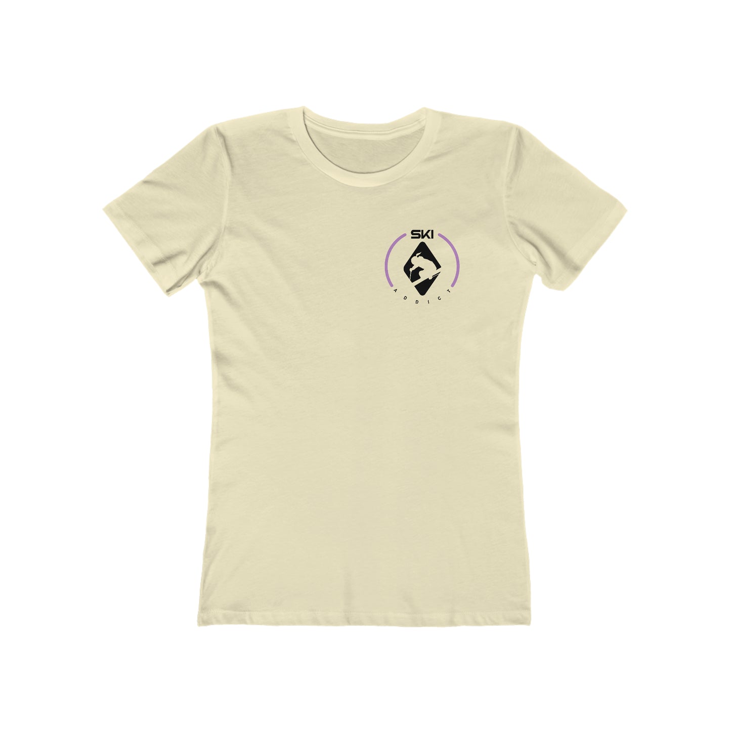 Ski Addict Diamond Boyfriend Tee for Women