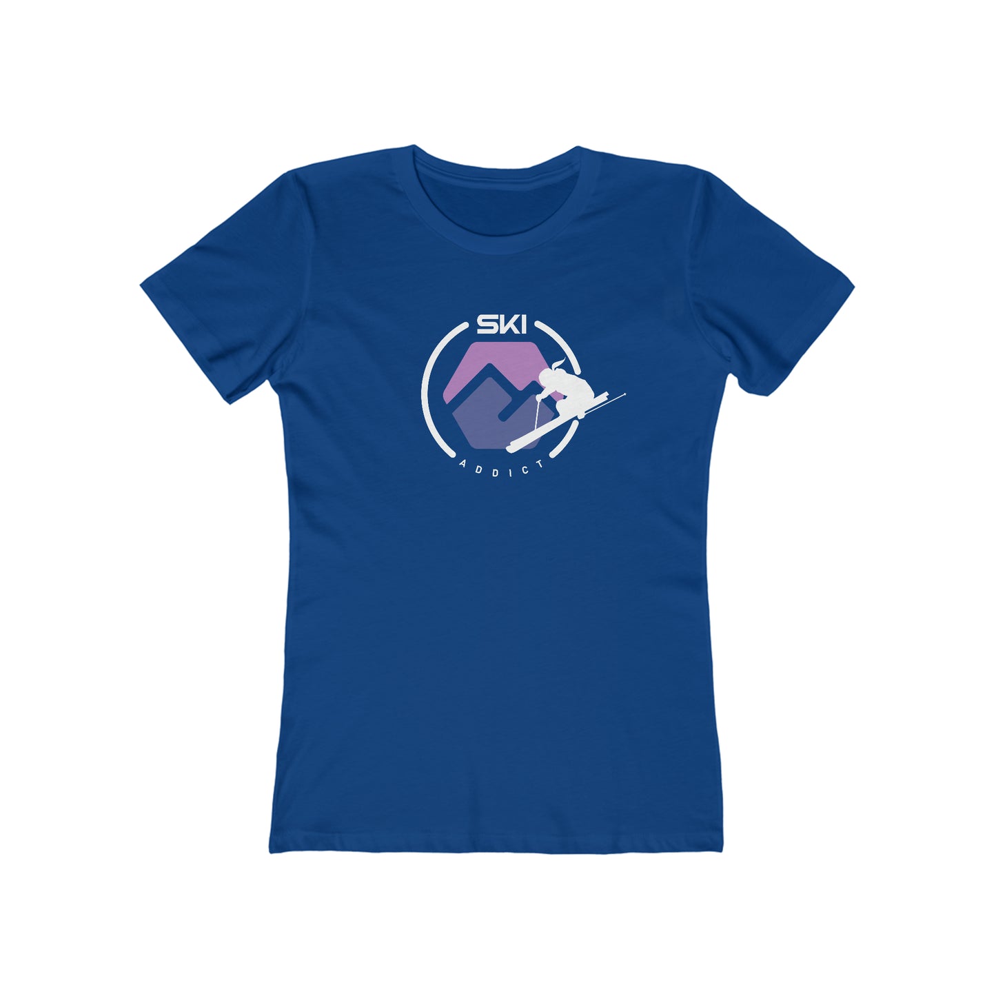 Ski Addict Boyfriend Tee for Women