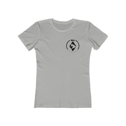 Ski Addict Diamond Boyfriend Tee for Women