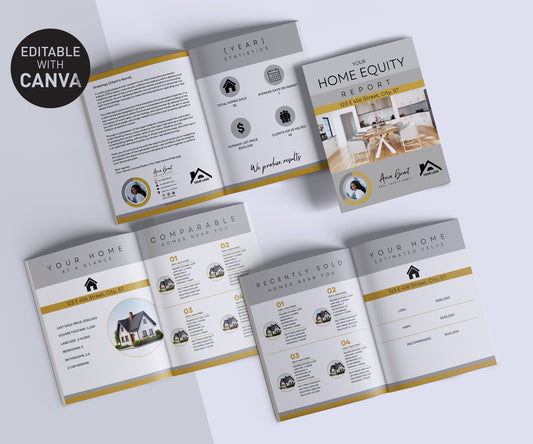 Real Estate Agent Comprehensive market analysis Canva Template